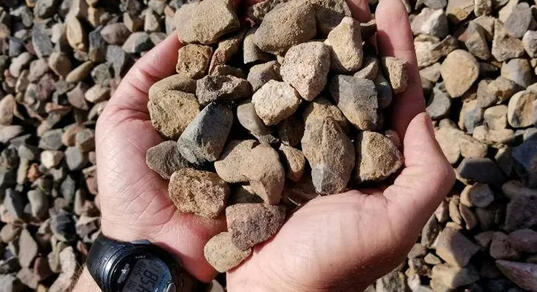 Crushed or fractured rock